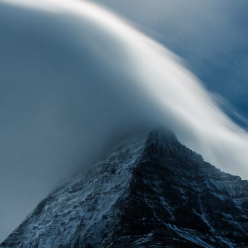 Mt Robson at night